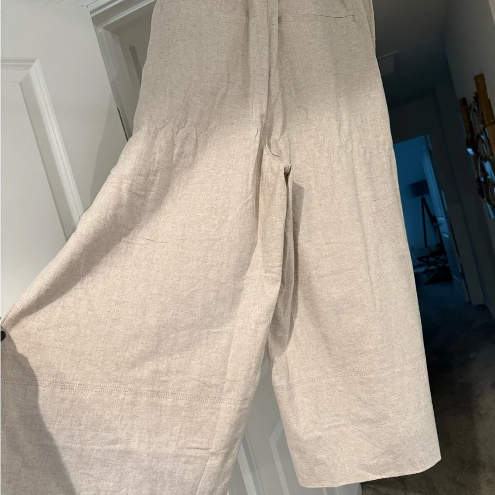 NWT Banana Republic Linen Cropped Pants - Picture 3 of 7